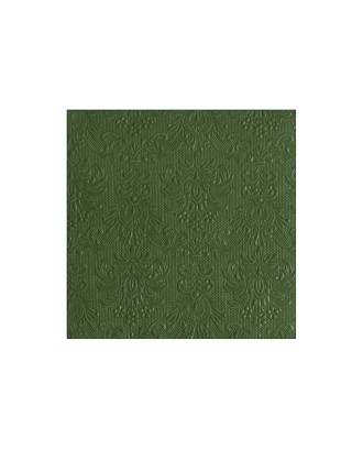Servetele de masa, 15 buc, 33x33 cm, Elegance Dark Green - AMBIENTE